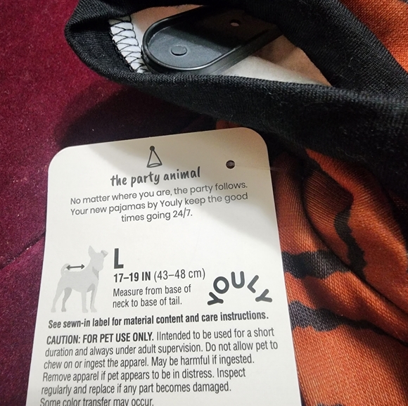 Petco Youly “The Party Animal” Dog Pajamas - Picture 4 of 9